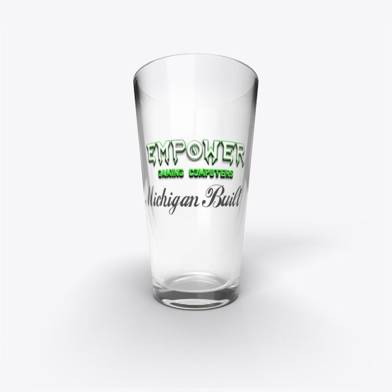 Empower  Pint Glass "Michigan Built"